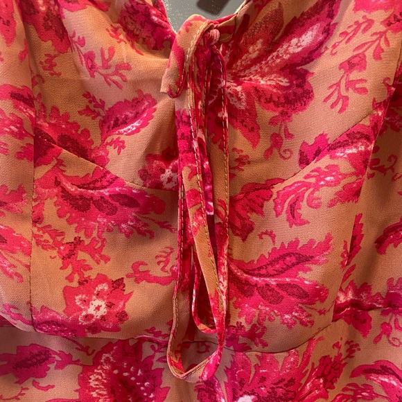 BEGINNING BOUTIQUE FLORAL MINI DRESS - Picture 4 of 7